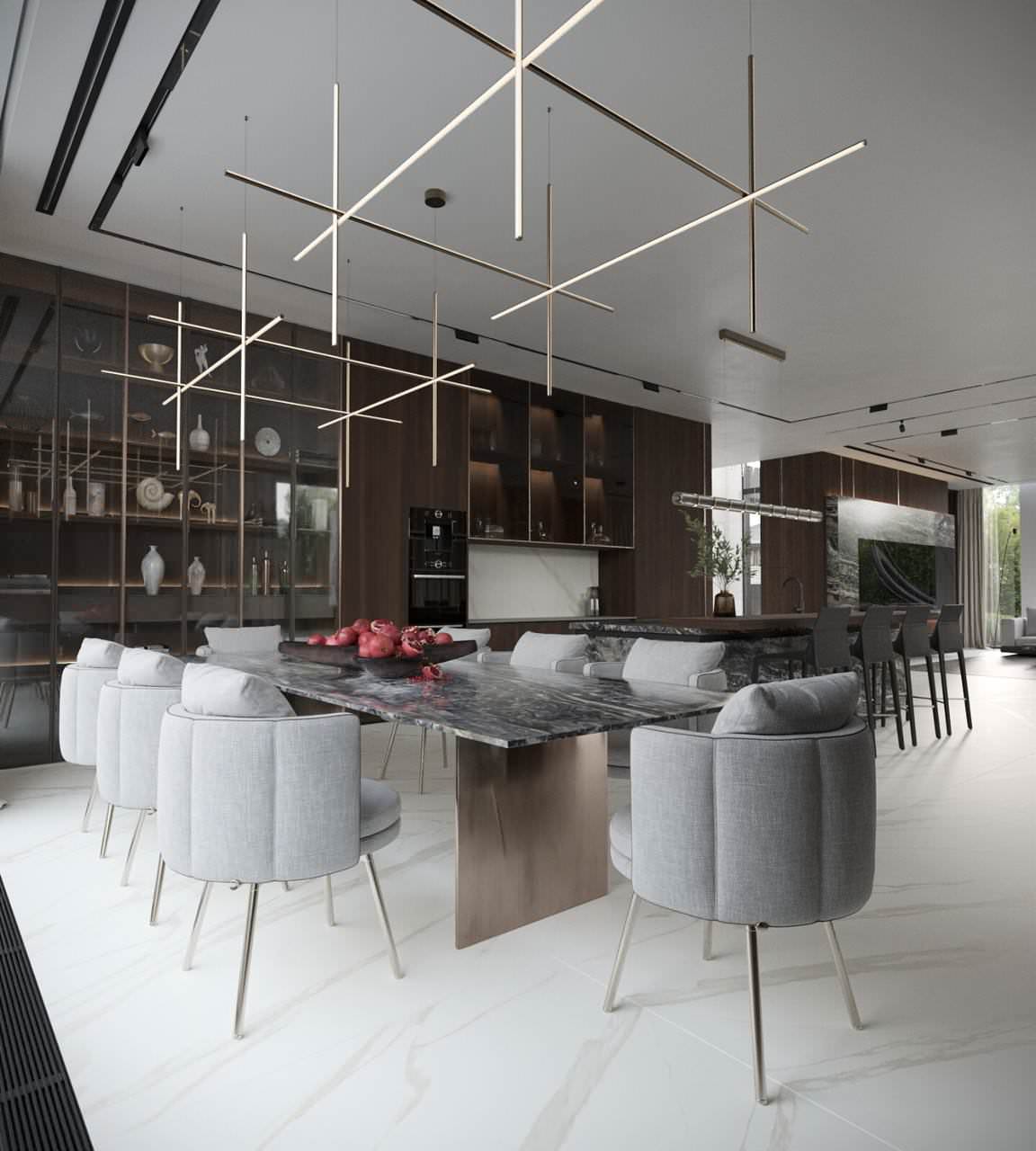 Интерьер дома в Подмосковье