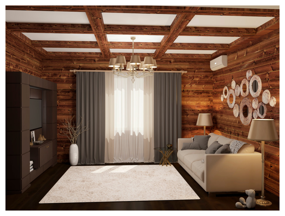 Деревянный дом в стиле "Шале" в д.Завидово Тверской области