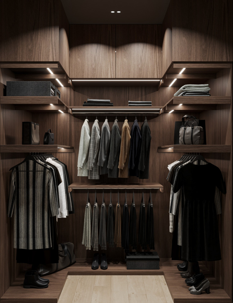 Темный минимализм в коттедже