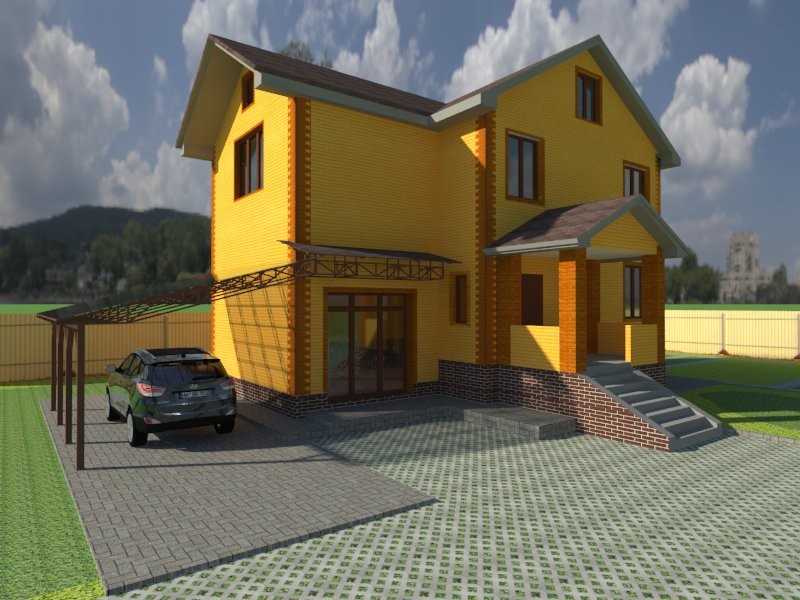 Навес 4 х 6 м