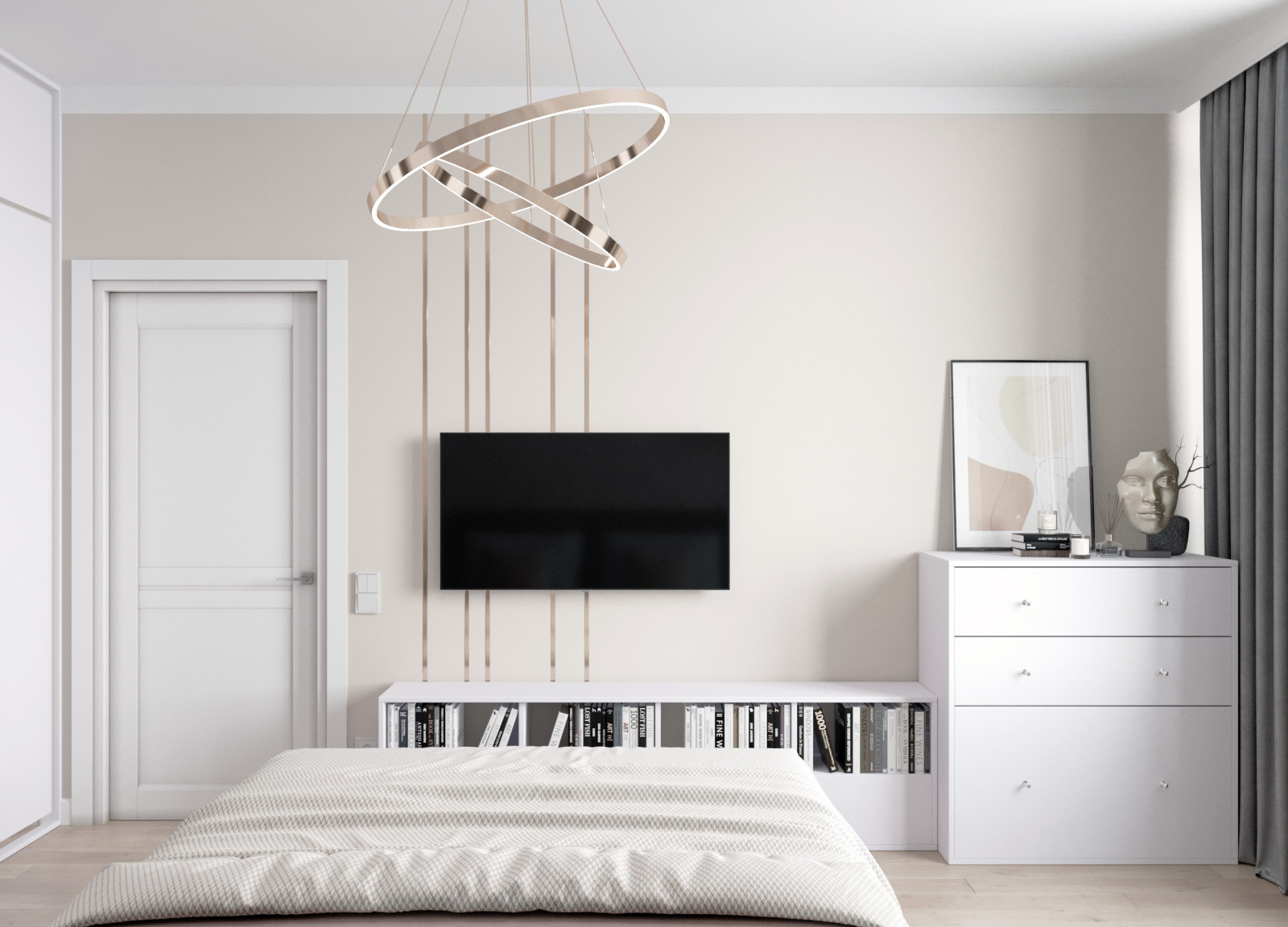 Проект квартиры в современном стиле в ЖК Скандинавия