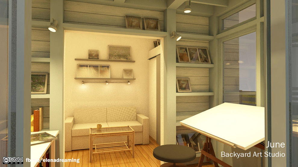 Backyard Art Studio June