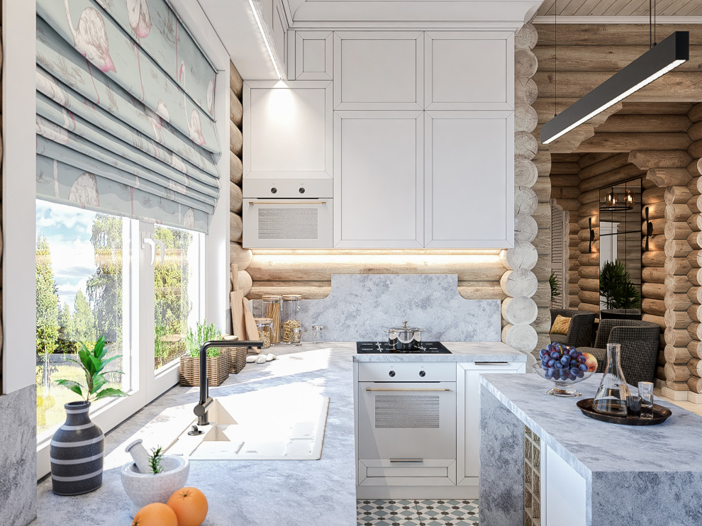 Деревянный дом. Круглый оцилиндрованный брус