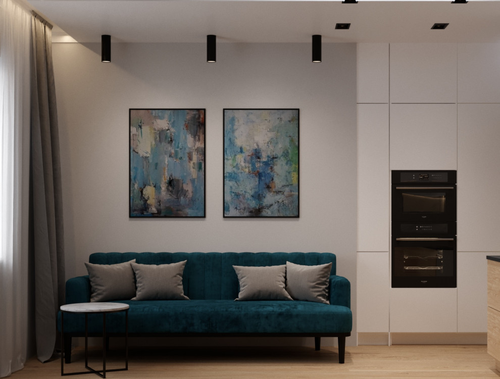 Обложка проекта: Трехкомнатная квартира ЖК Луч