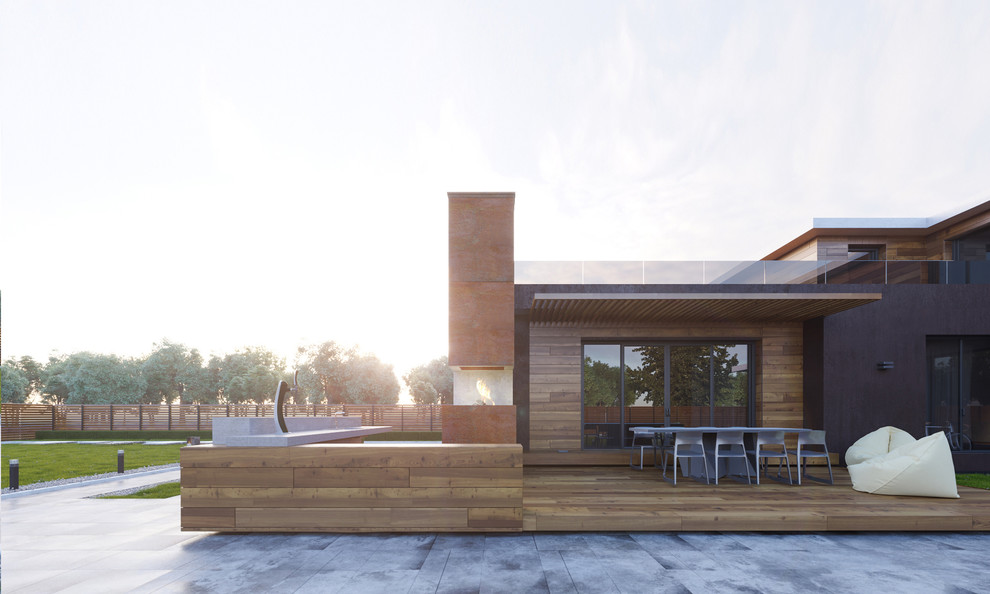 Загородный дом у леса