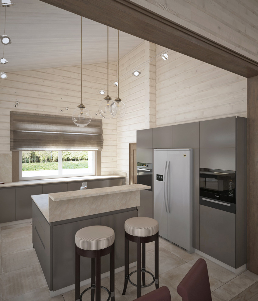 Дом из комбинированных материалов в ЛО