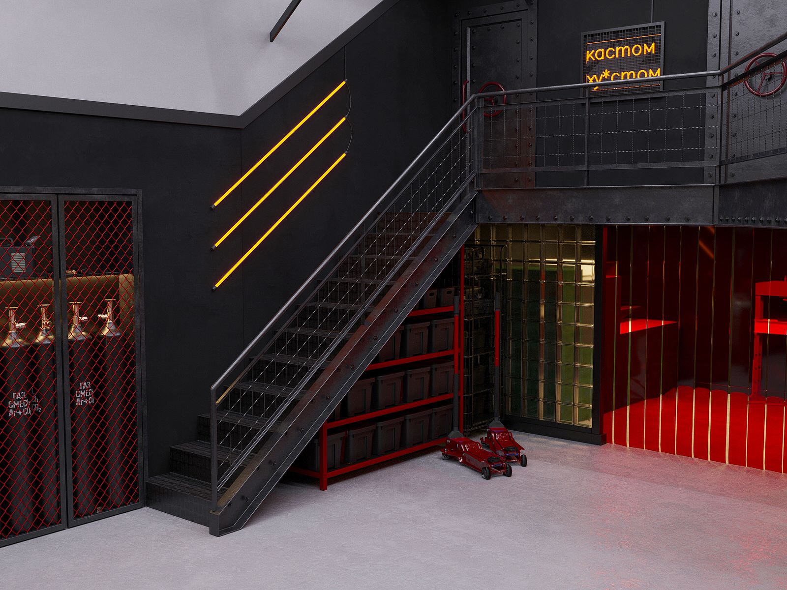 Гараж для двух друзей