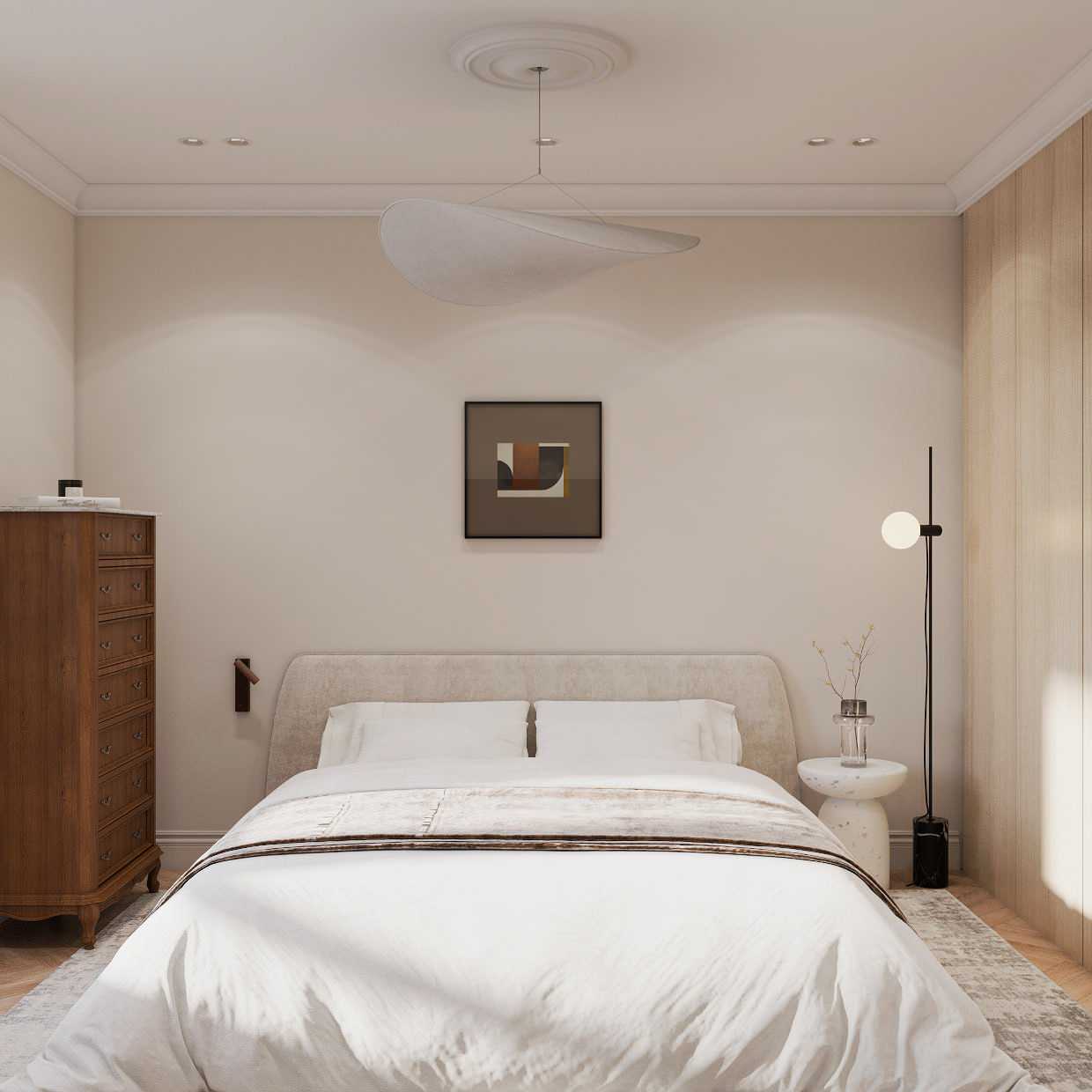 Квартира в парижском стиле в ЖК Звезда, 46 м2