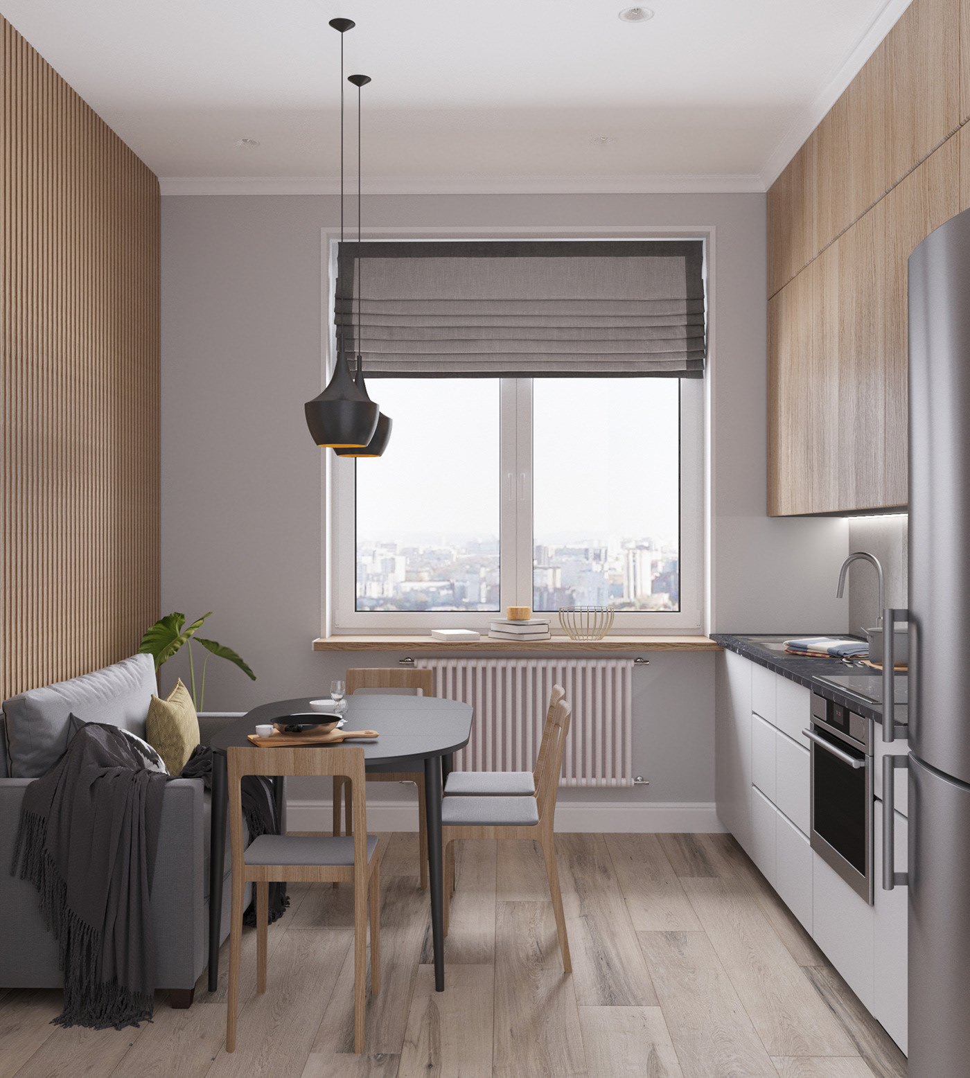 Интерьер однокомнатной квартиры