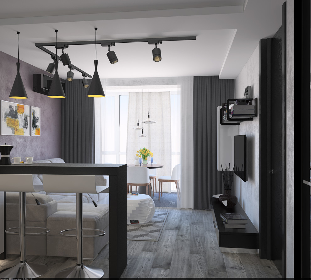 Обложка проекта: Квартира 52 м2