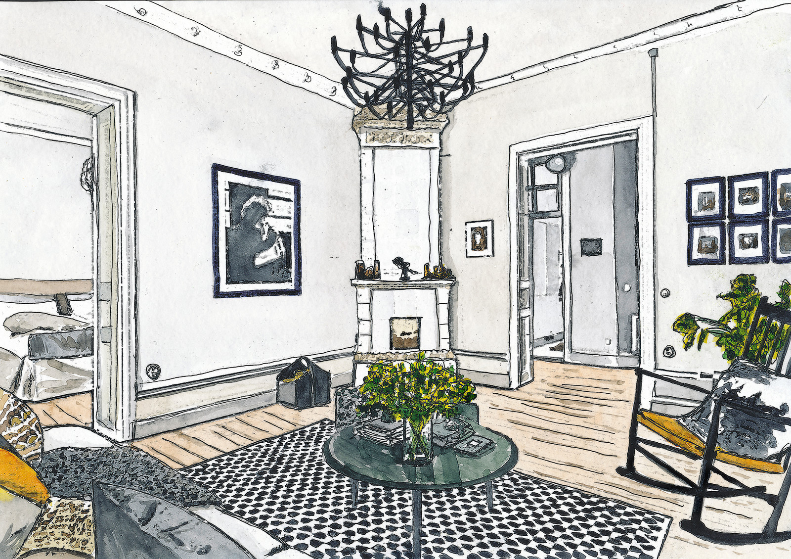 Sketch -проект квартиры в Санкт-Петербурге