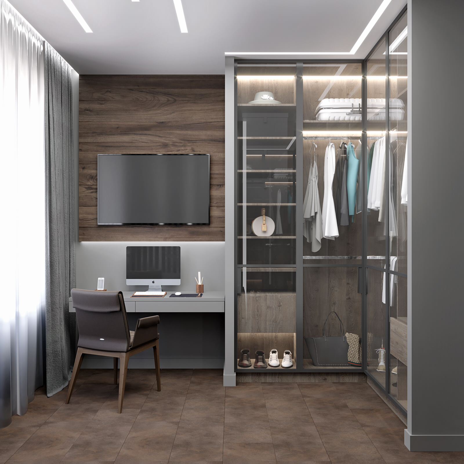 Дизайн проект для квартиры с 3-ех метровым потолком