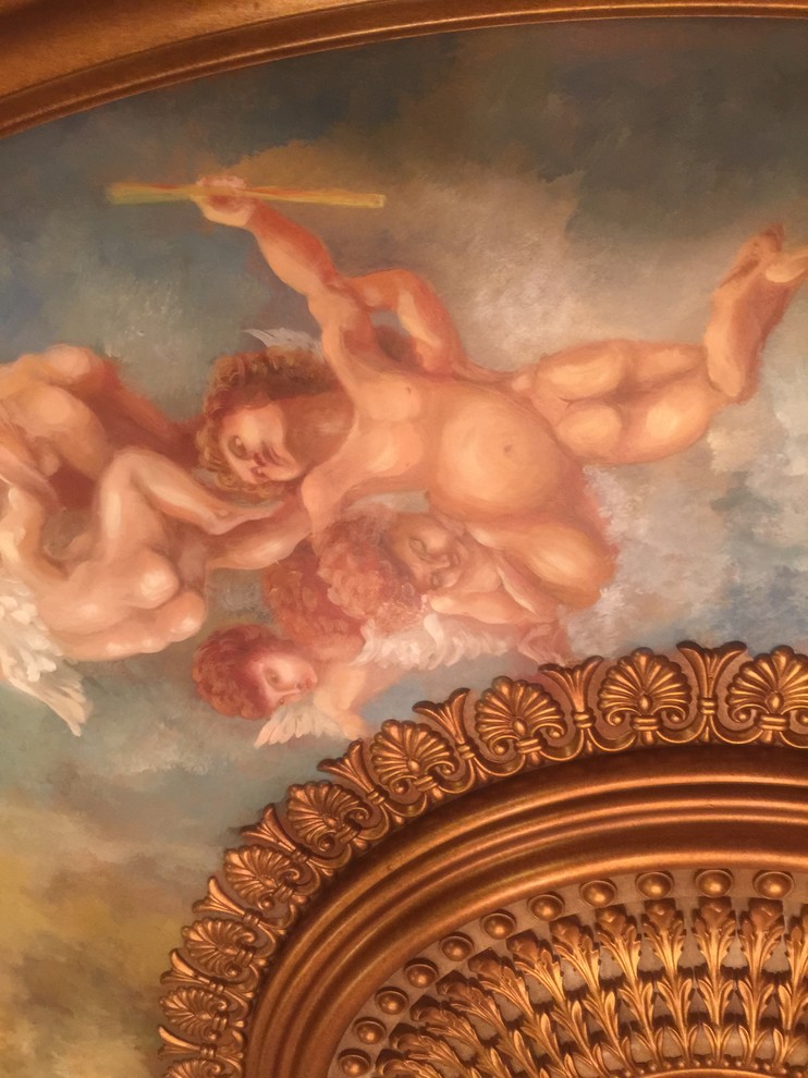 Роспись потолка.Франция