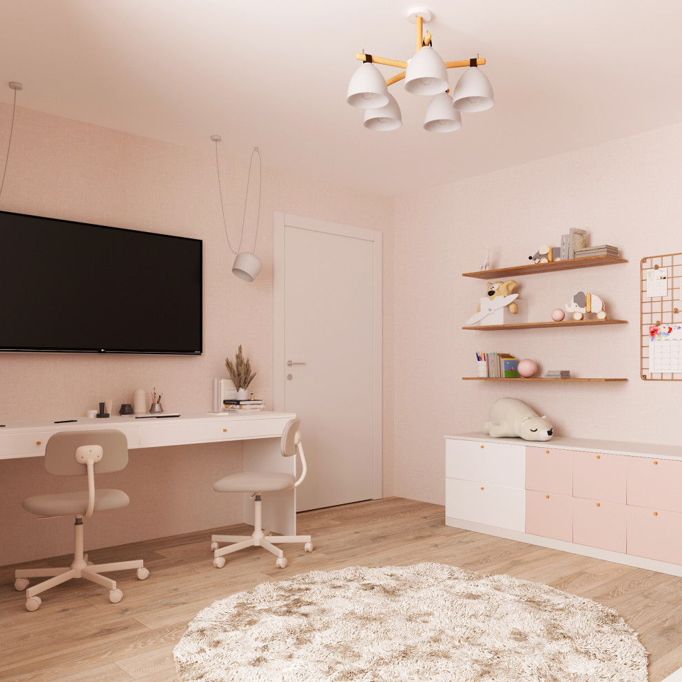 Нежная детская для двух девочек