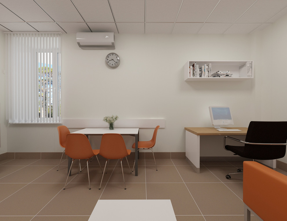 Дизайн-проект отделения ПАО Сбербанка Омская обл. г. Муромцево