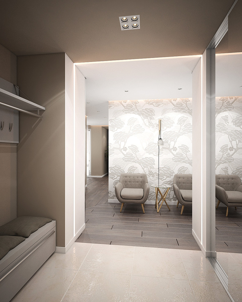 Дизайн-проект 2-х комнатной квартиры. Общая площадь 63 м2. Современный стиль.