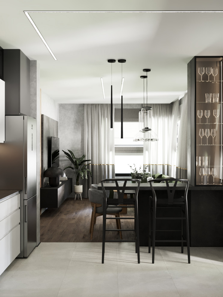 Кухня-гостиная ЖК Царицыно