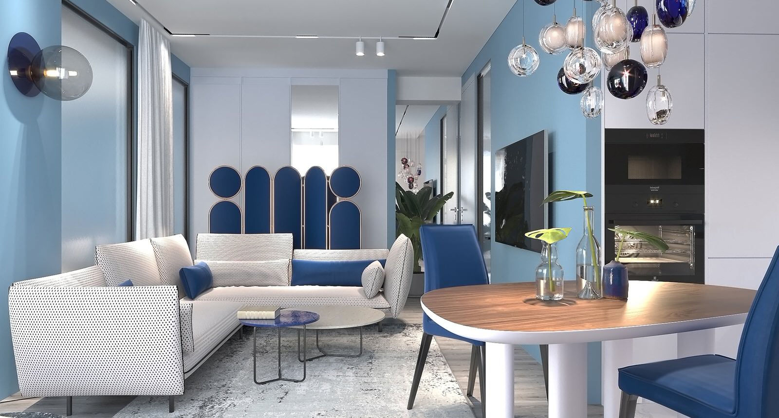 Обложка проекта: ЖК Серебряный бор. Квартира 50 кв.м для девушки