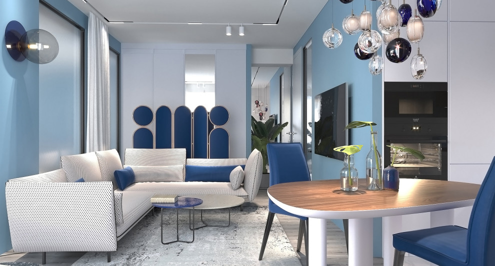 Обложка проекта: ЖК Серебряный бор. Квартира 50 кв.м для девушки