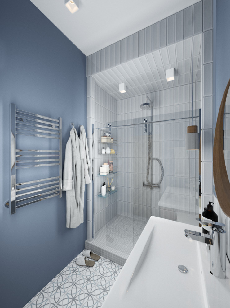 Двухэтажный дом с мансардным этажом