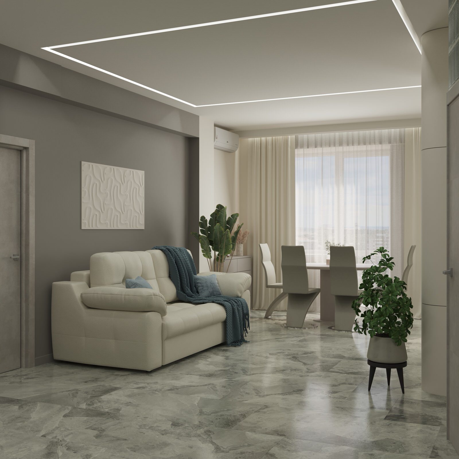 лаконичное пространство для семьи