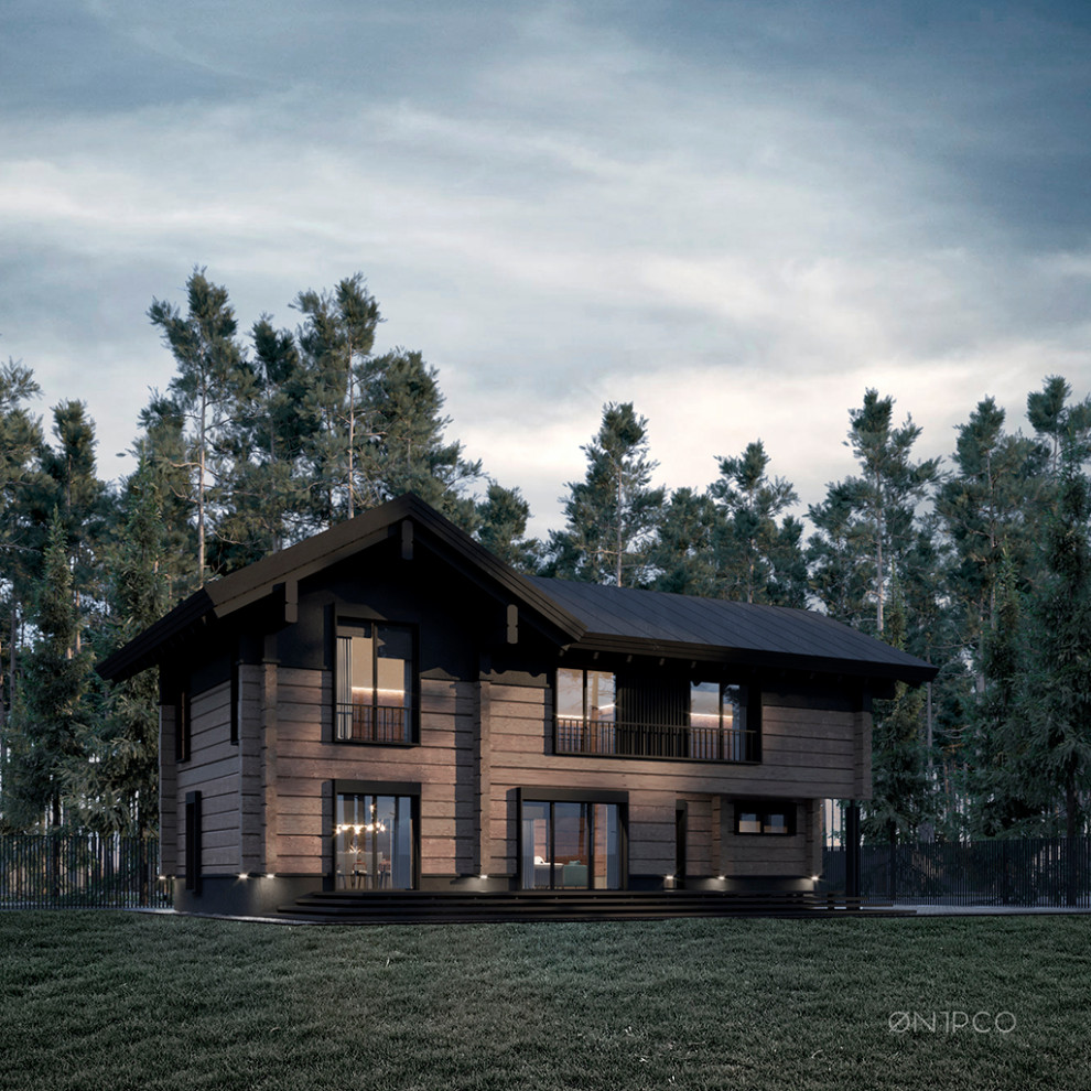 Дом из лафета / 220 м.кв