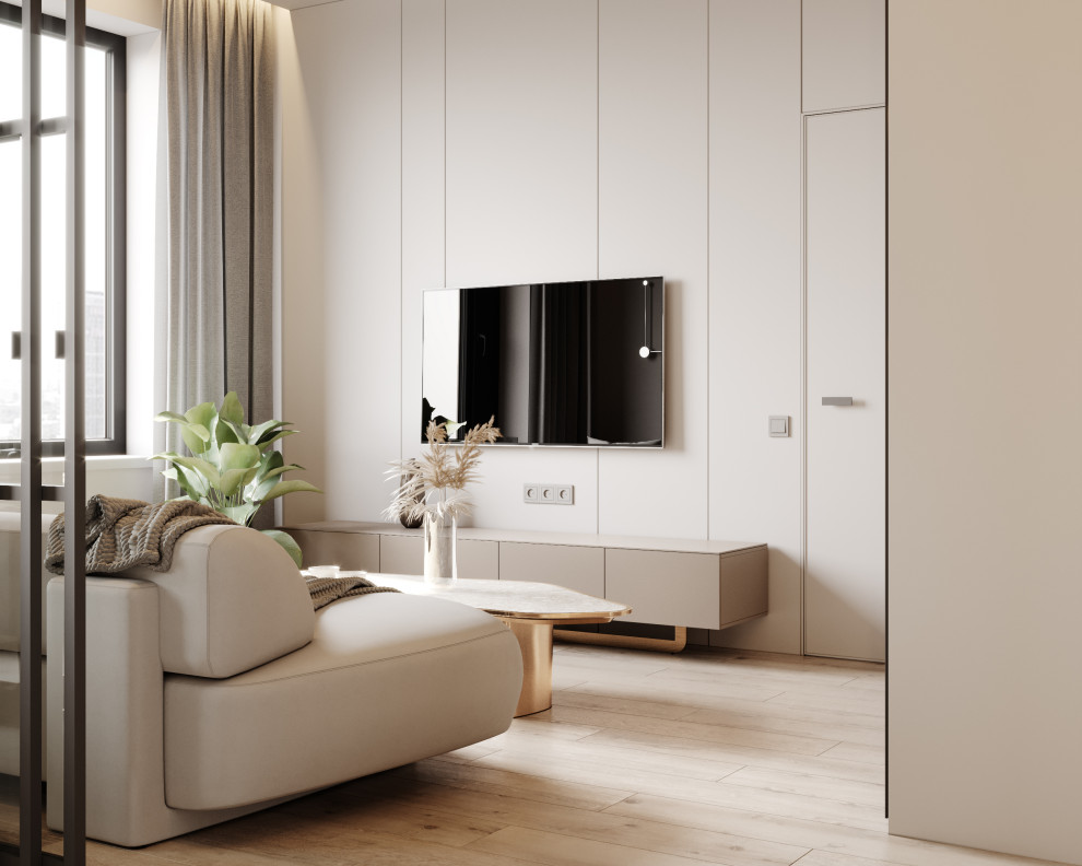 Интерьер гостиной - функциональный минимализм