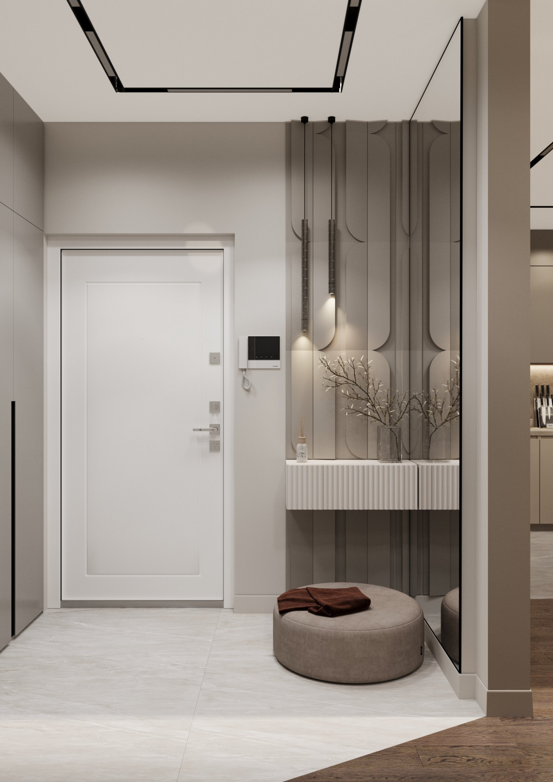 Дизайн-проект квартиры Жк «Вишневый сад» в г. Хабаровск