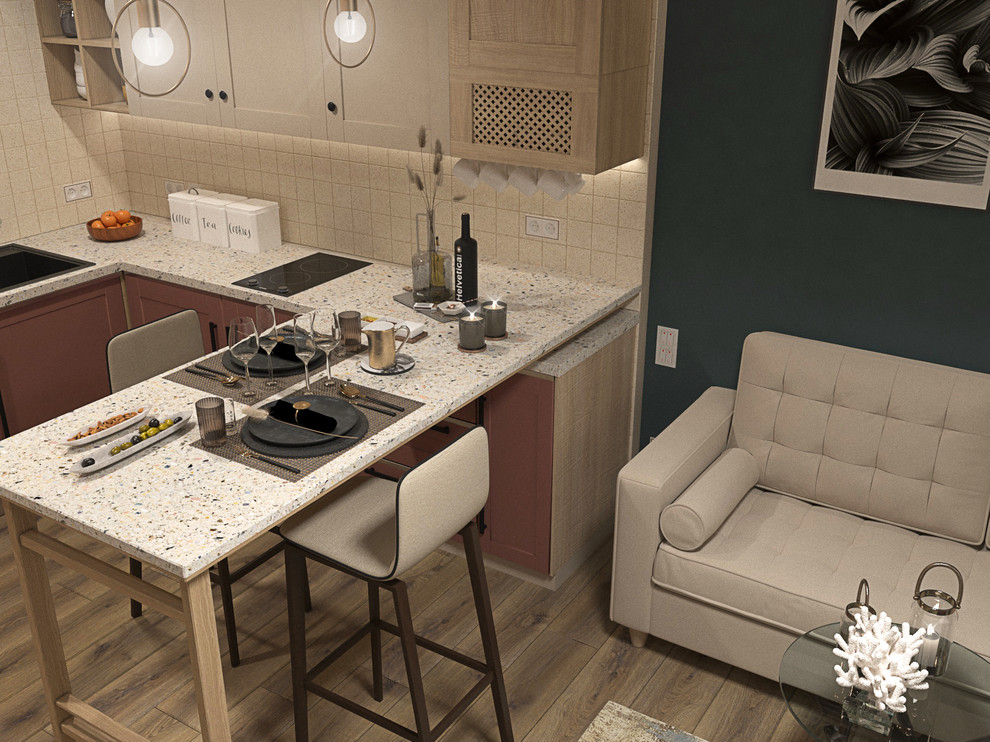 Обложка проекта: Лёгкая, гармоничная, современная: кухня-гостиная, созданная для комфортной жизни