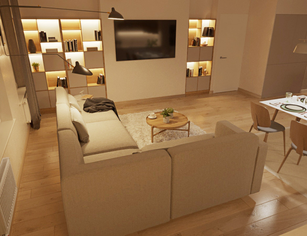 Гостиная-кухня