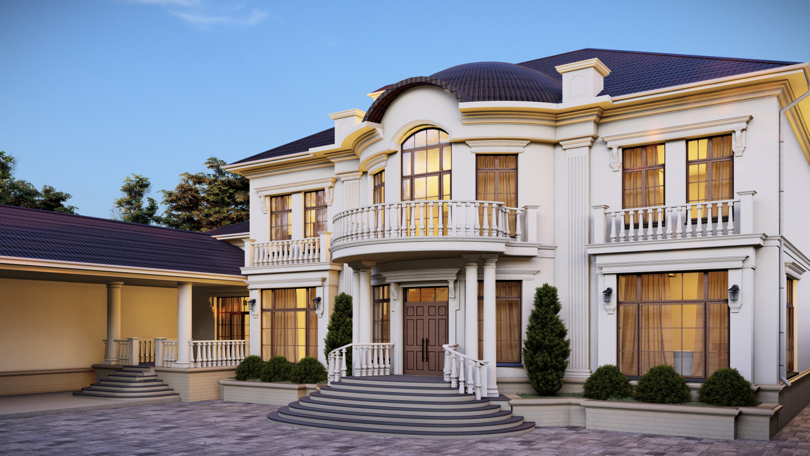 Проект двухэтажного дома