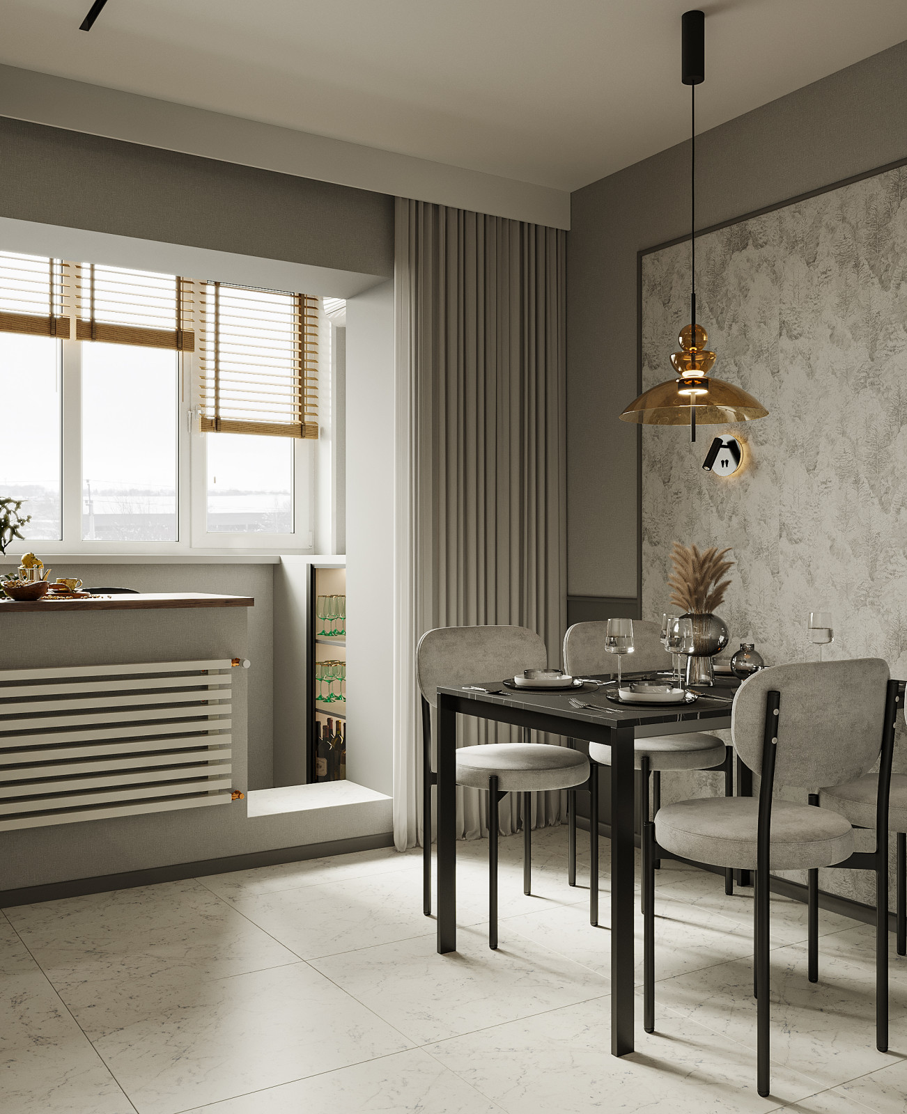 Обложка проекта: Трехкомнатная квартира для семьи с ребенком