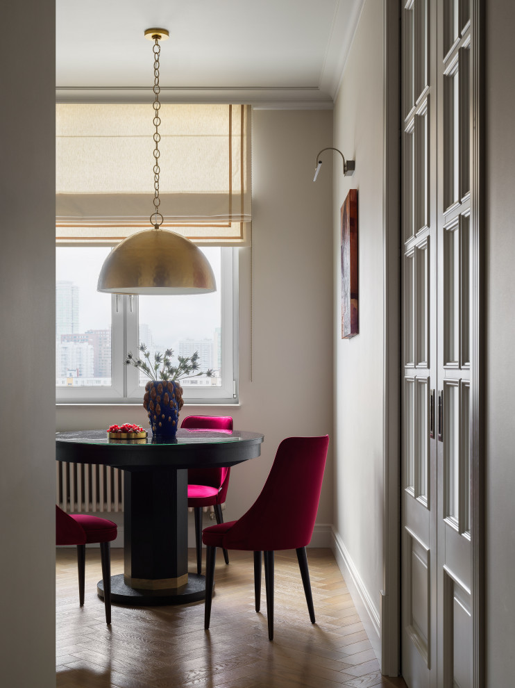 Яркая квартира с классическими элементами