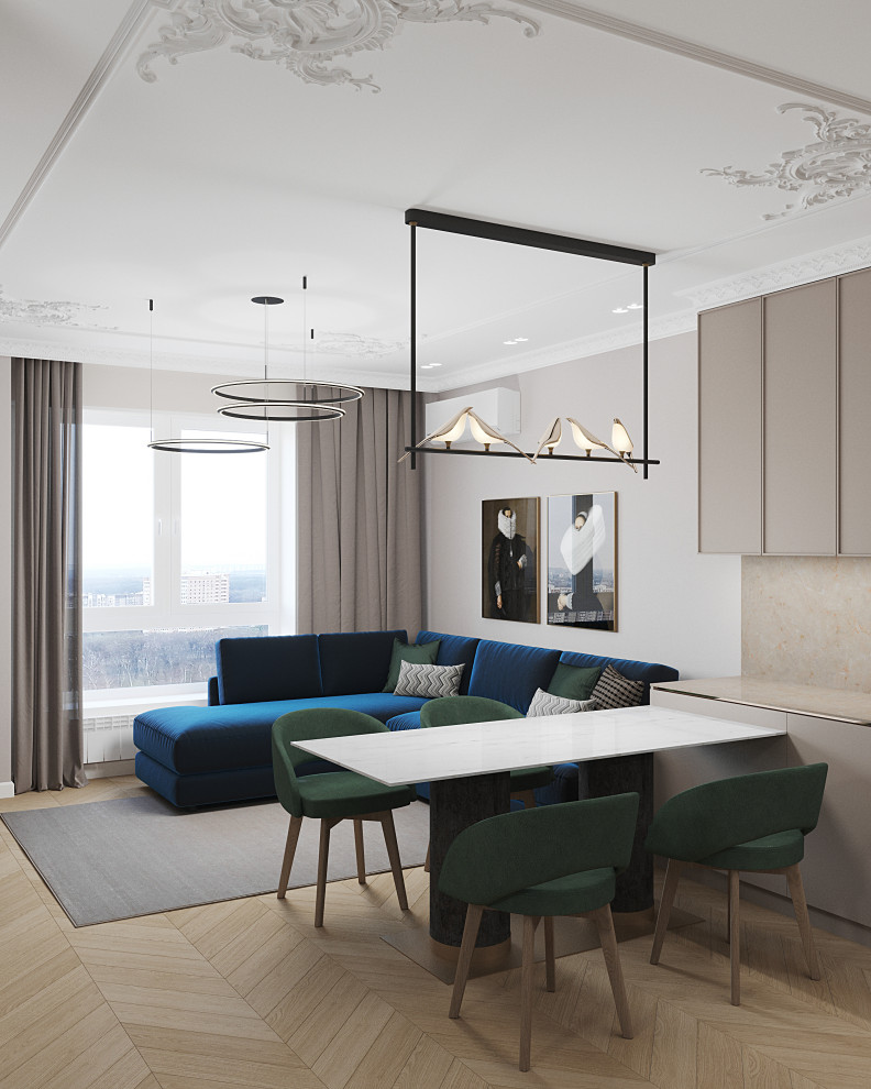 Обложка проекта: Трехкомнатная квартира 85 м.кв. ЖК "Академика Павлова"