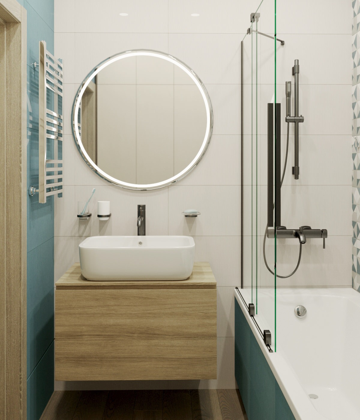 Яркая квартира 74 метра в ПетроглифПарке