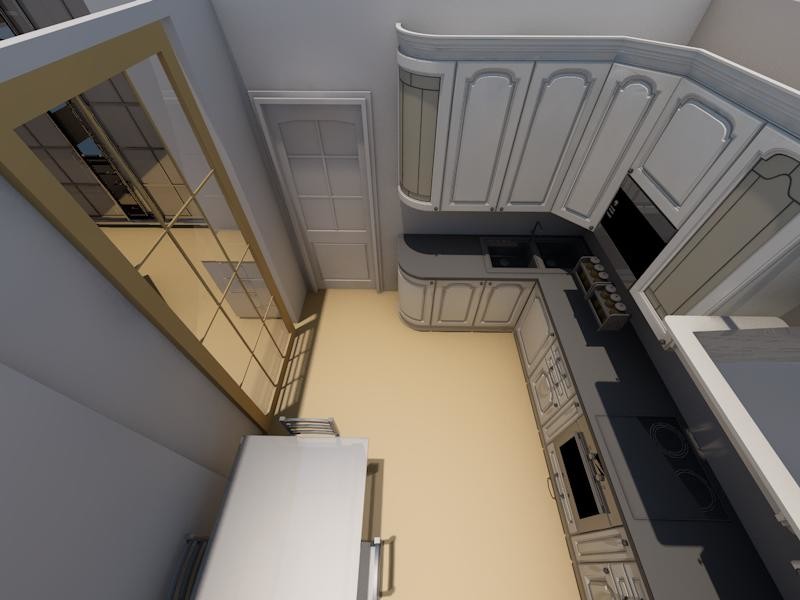 Простой проект перепланировки квартиры 50м2