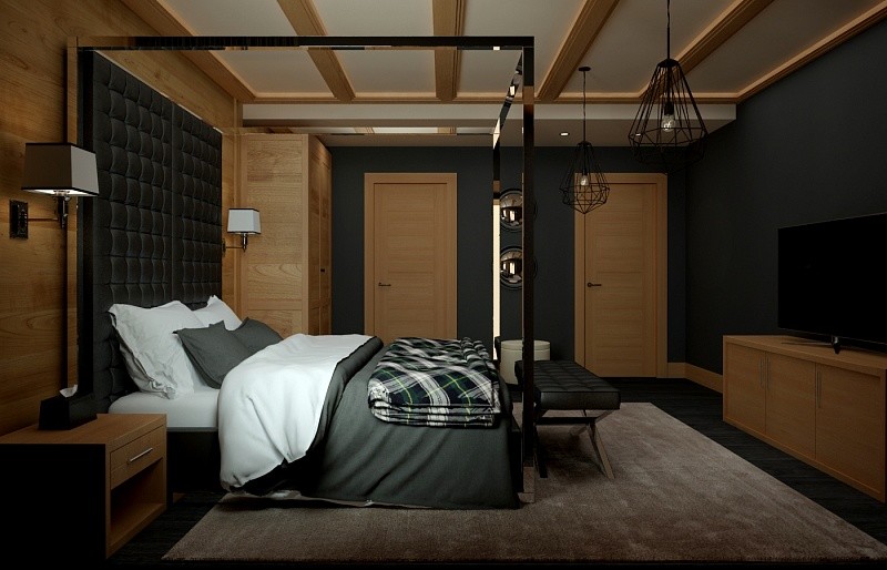 Дизайн-проект интерьера жилого дома с баней