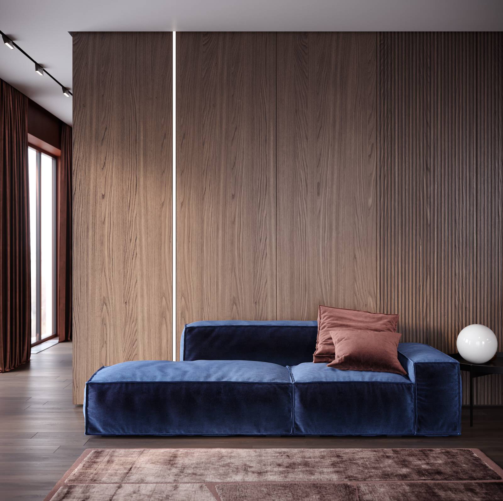 Модульные пуховые диваны