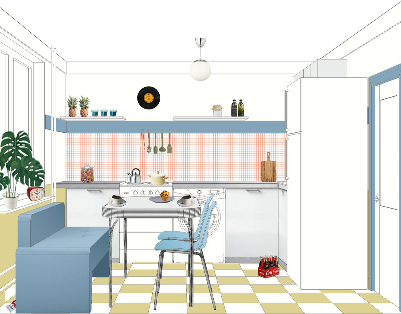 Обложка проекта: Неоновая кухня