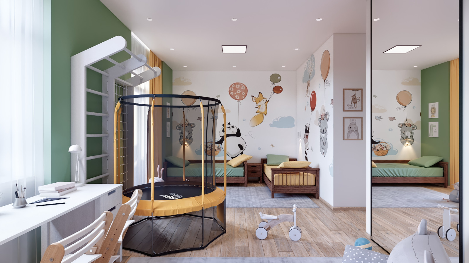 Дизайн-проект трехкомнатной квартиры