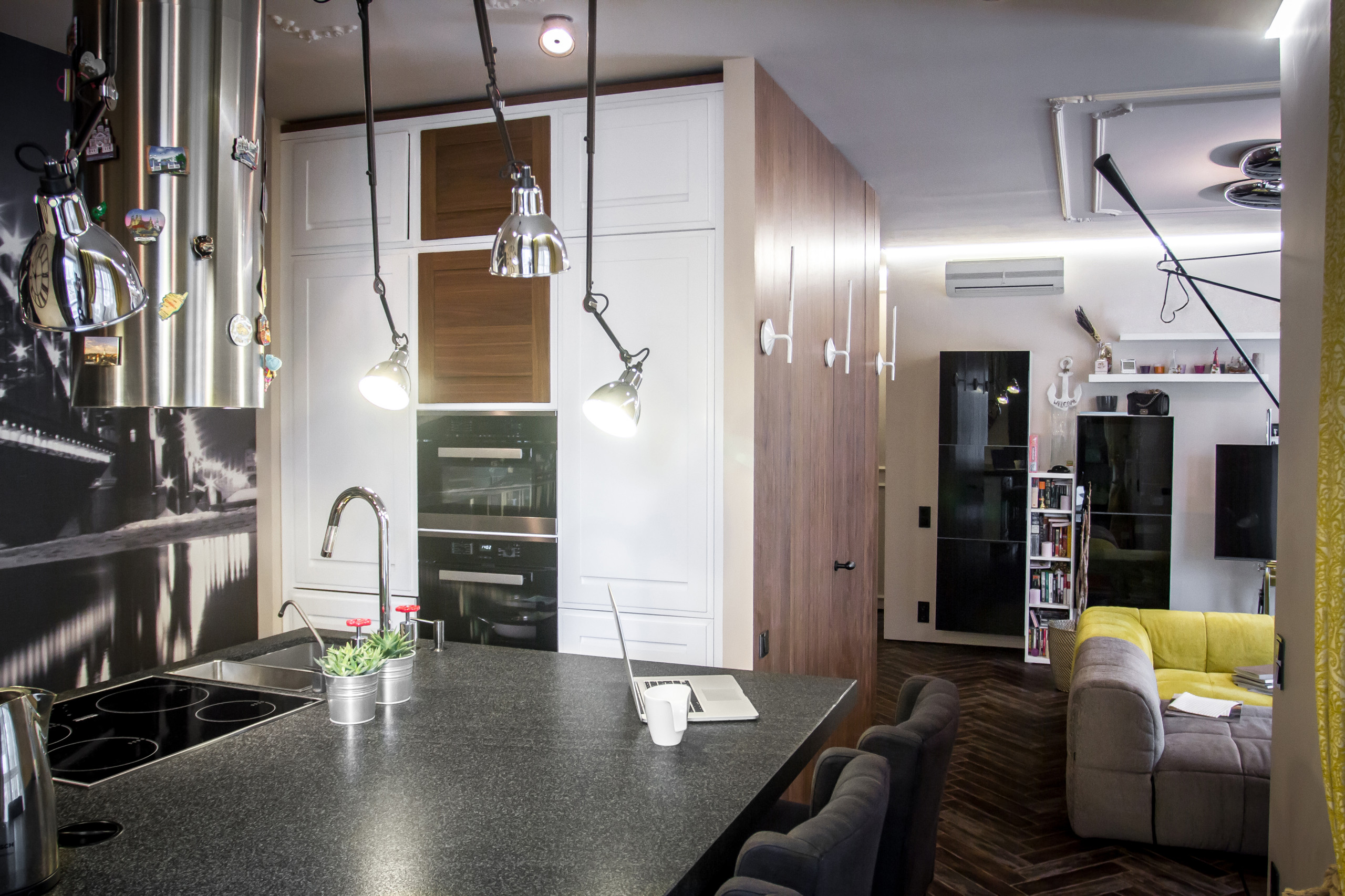 Houzz тур: Эклектичная квартира для молодоженов