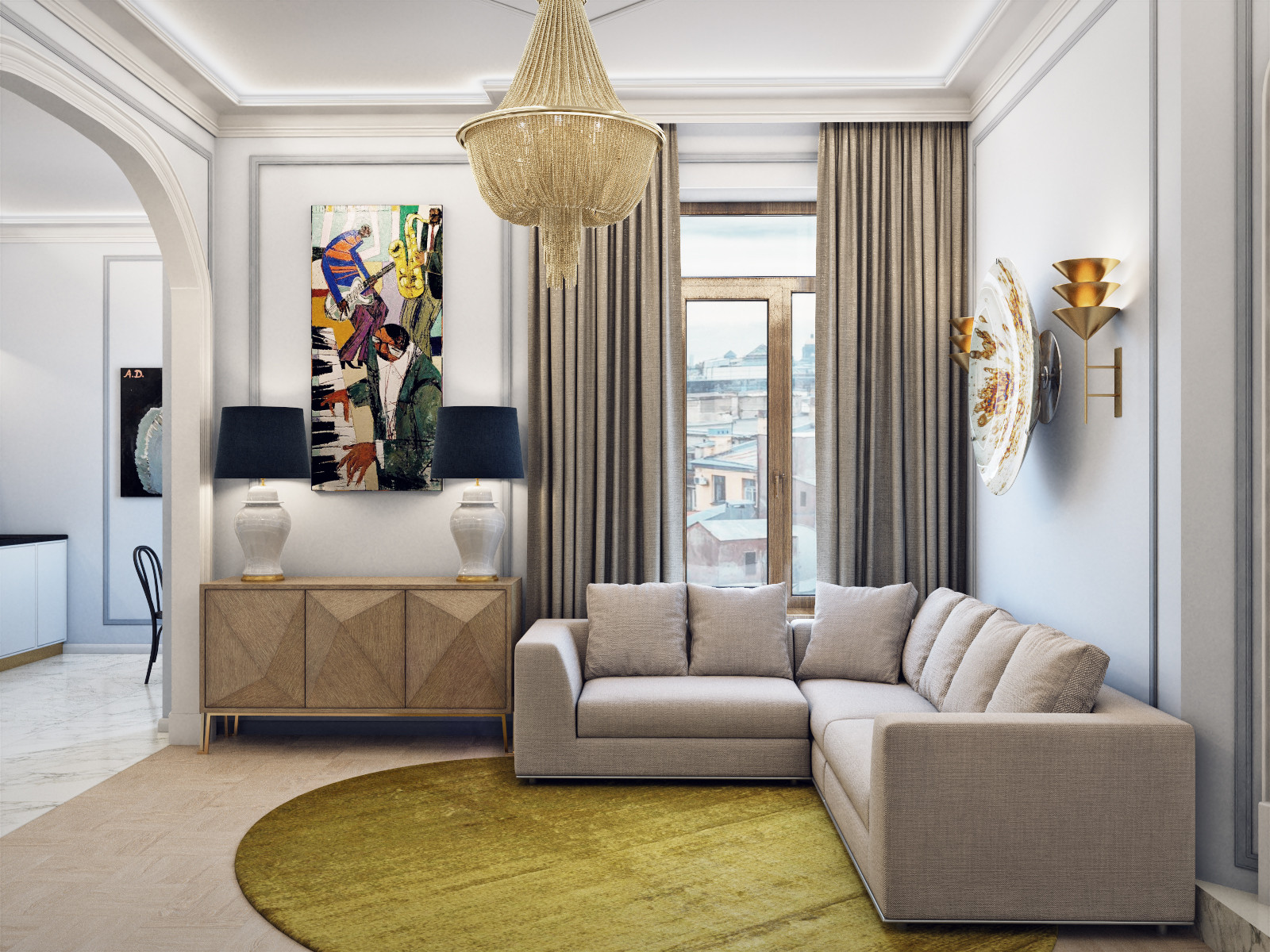 Обложка проекта: Квартира в старом фонде .