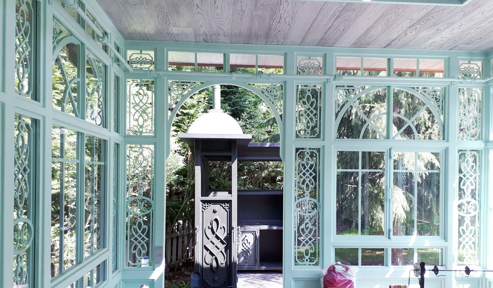 Павильон-Беседка и обустройство зоны барбекю "Резиденция Бенелюкс"