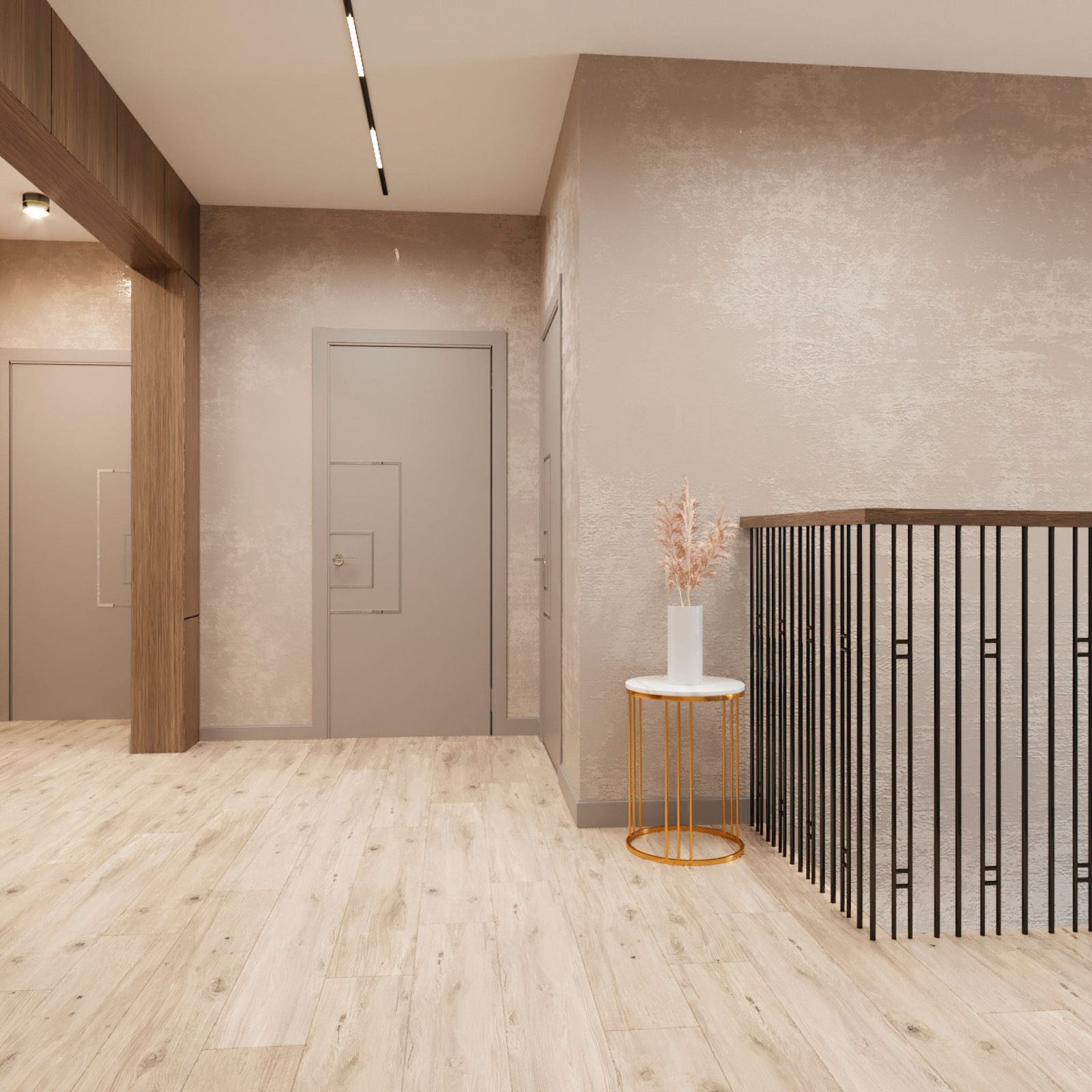 Двухэтажный дом для большой семьи