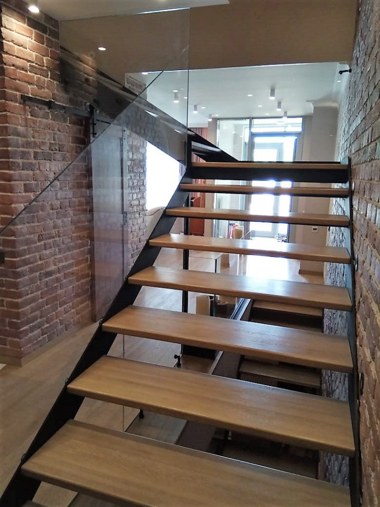 Лестница в интерьере в стиле Лофт