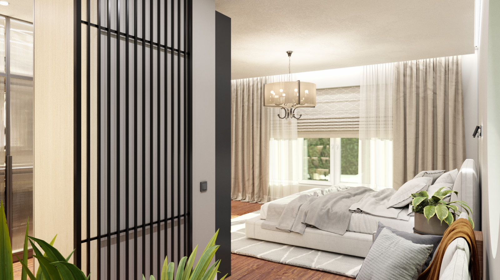 Спальня в частном доме