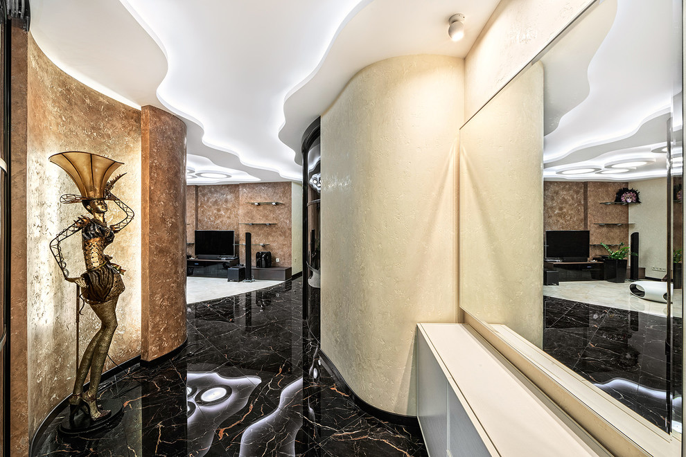 Криволинейный интерьер