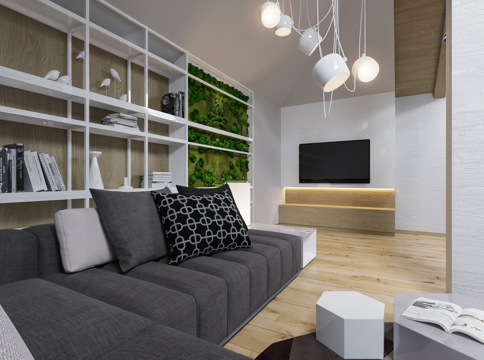 Интерьер мансарды на ул. Римской в г. Хабаровске