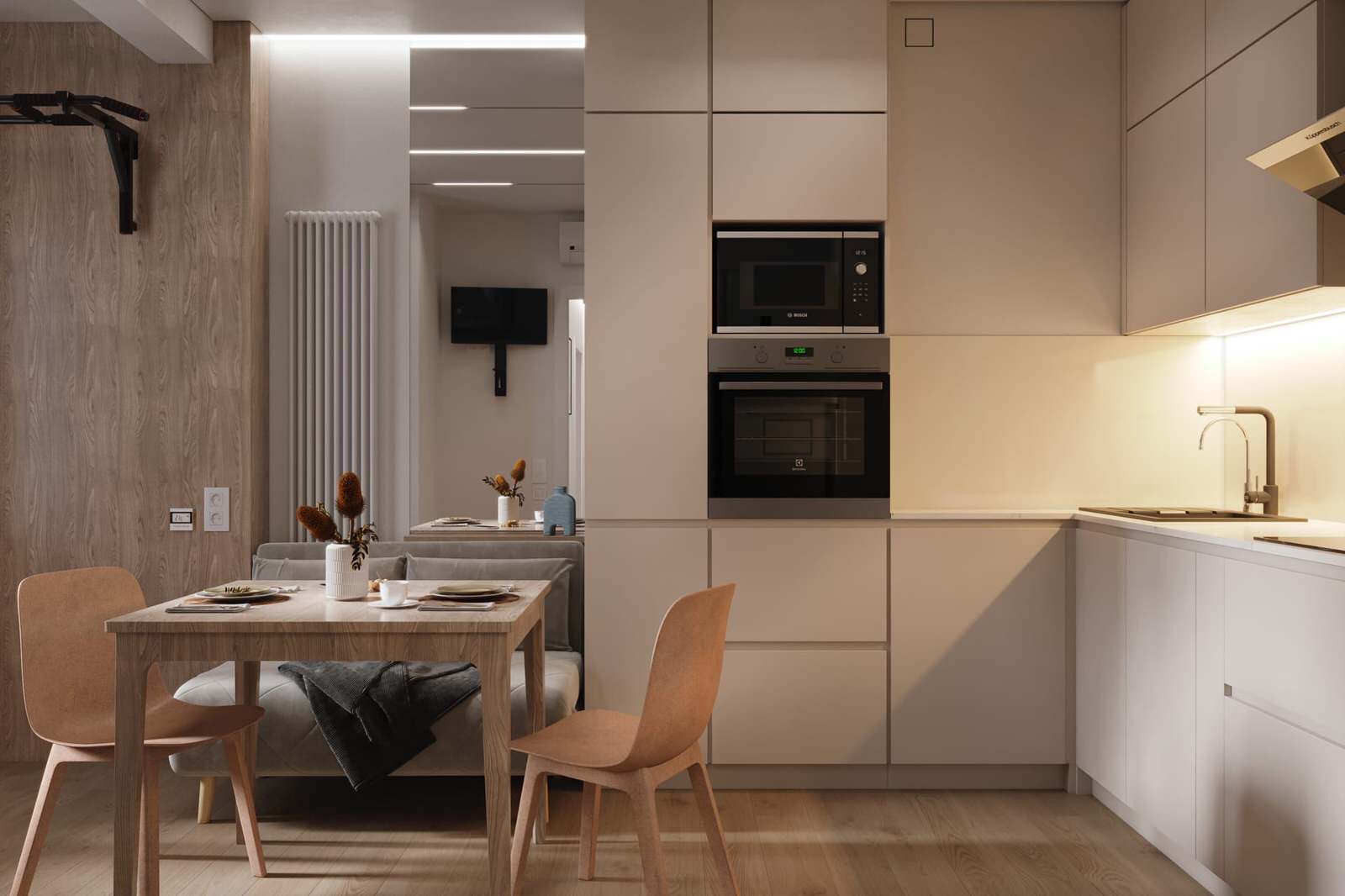 Обложка проекта: Двухкомнатная квартира в ЖК Преображение