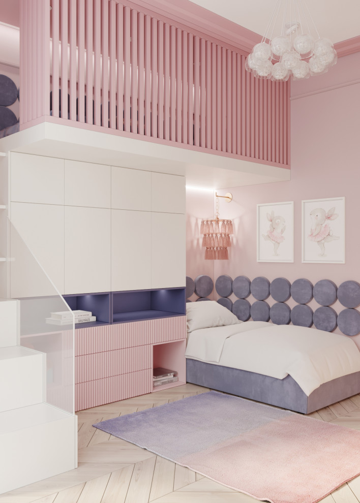 Чернично-розовая детская